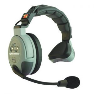 Comstar single ear headset.
