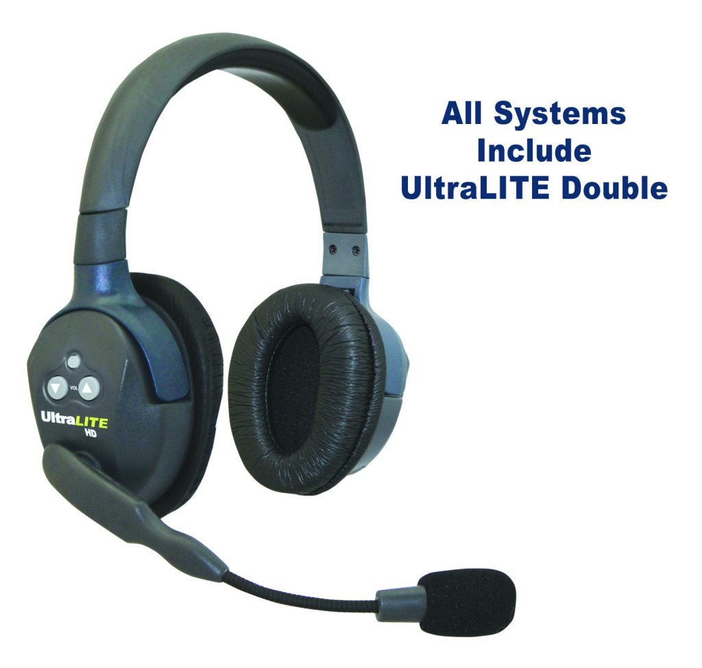 All systems include ultralite double ear headsets.