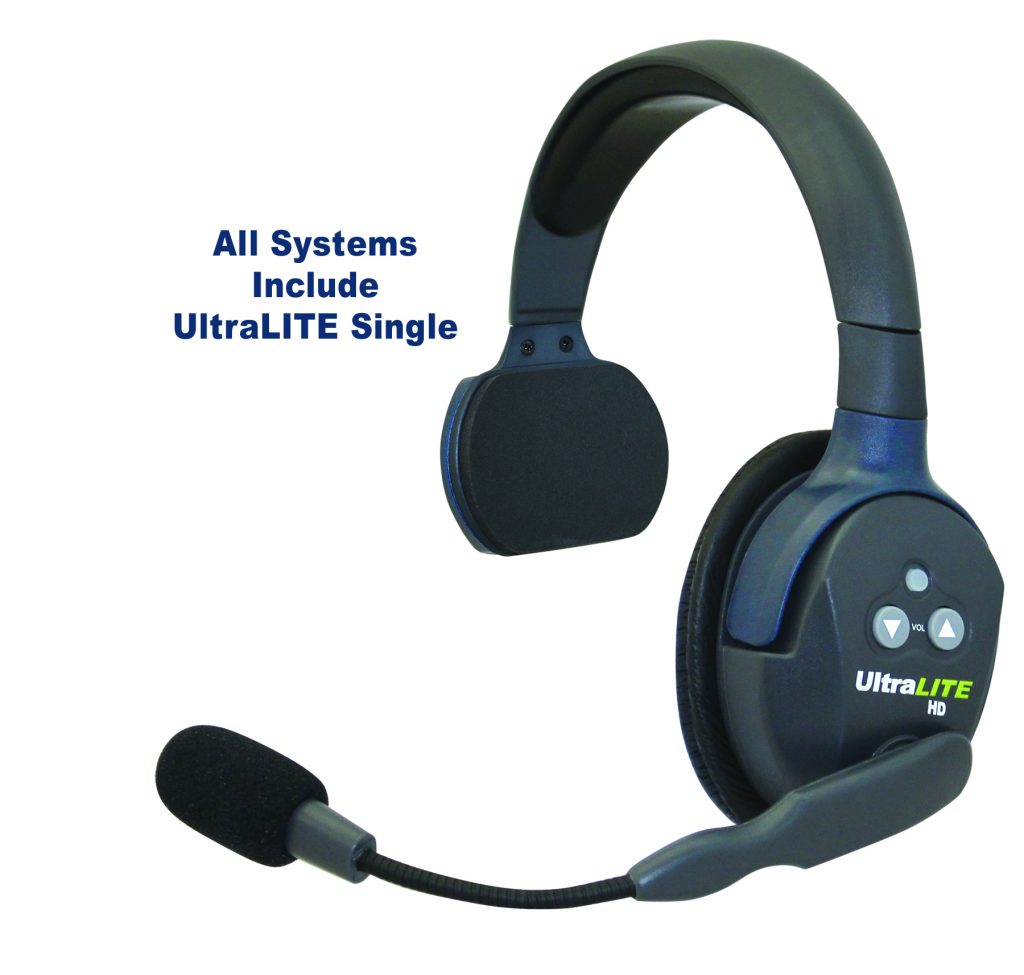 All systems include ultralite singleheadsets.
