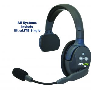 All systems include ultralite singleheadsets.