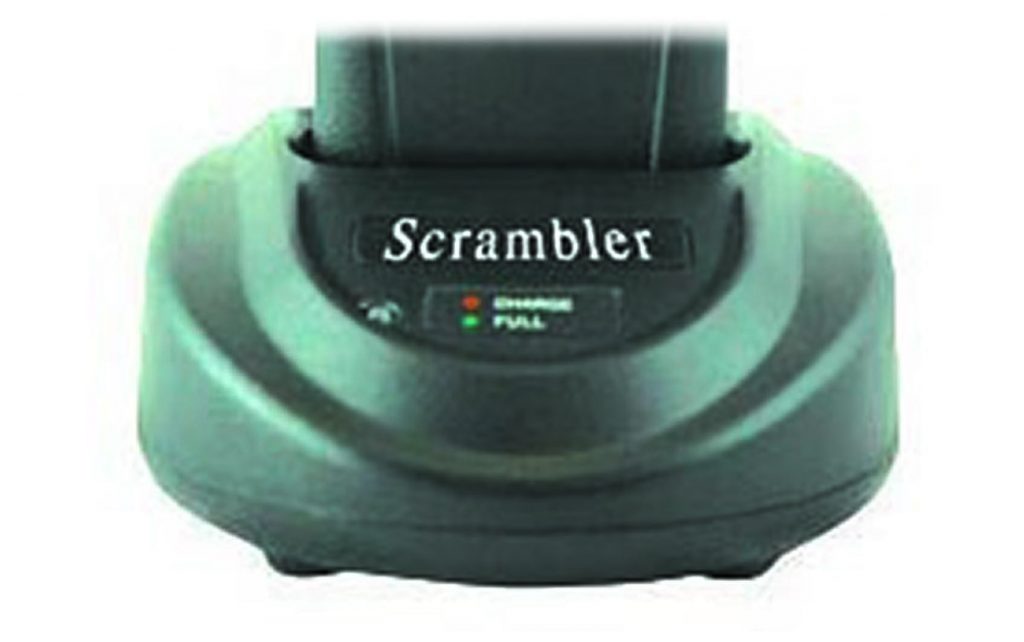 Scrambler charging base.