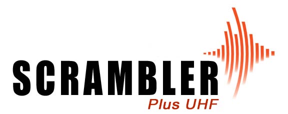 Scrambler plus uhf logo.