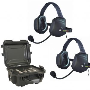 TCS wired intercom box with two xtreme headsets.