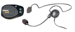 Ultrapak beltpack with cyber lightweight headset.