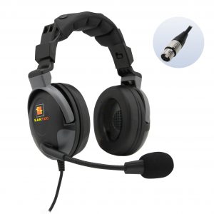 Proline double ear headset with 5 pin XLR female connector.