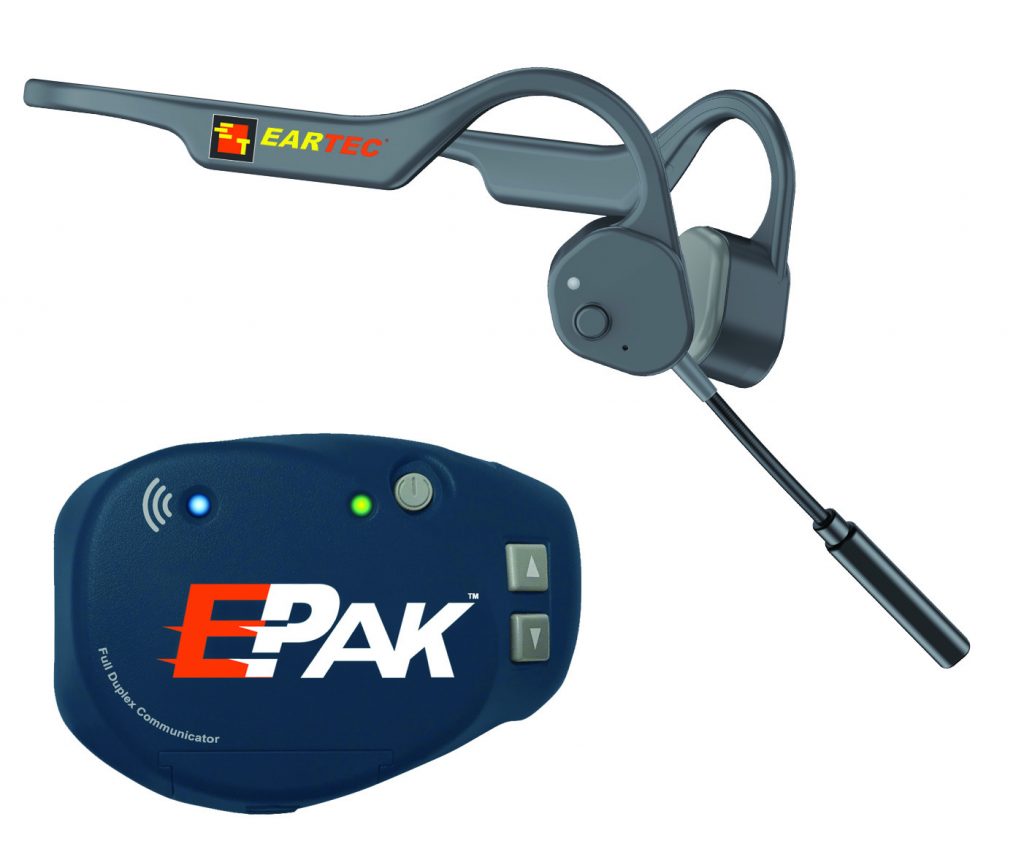 EPak beltpack with Lazer-Pro headset.