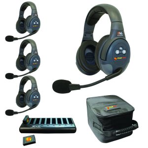Evade EVX4D System with four dual ear headsets
