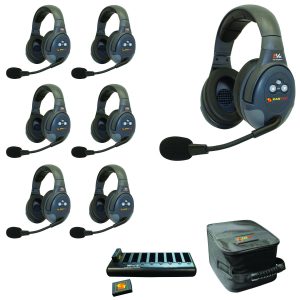 Evade EVX7D System with seven dual ear headsets
